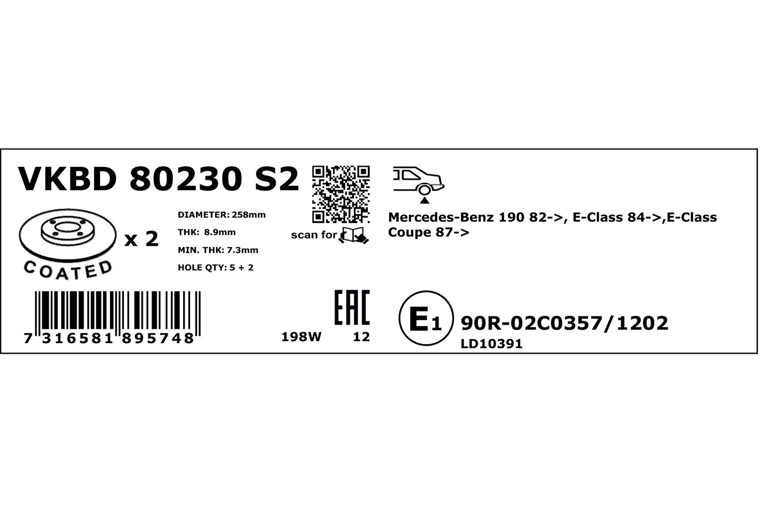 SKF Automotive | Precise parts available globally-VKBD80230S2