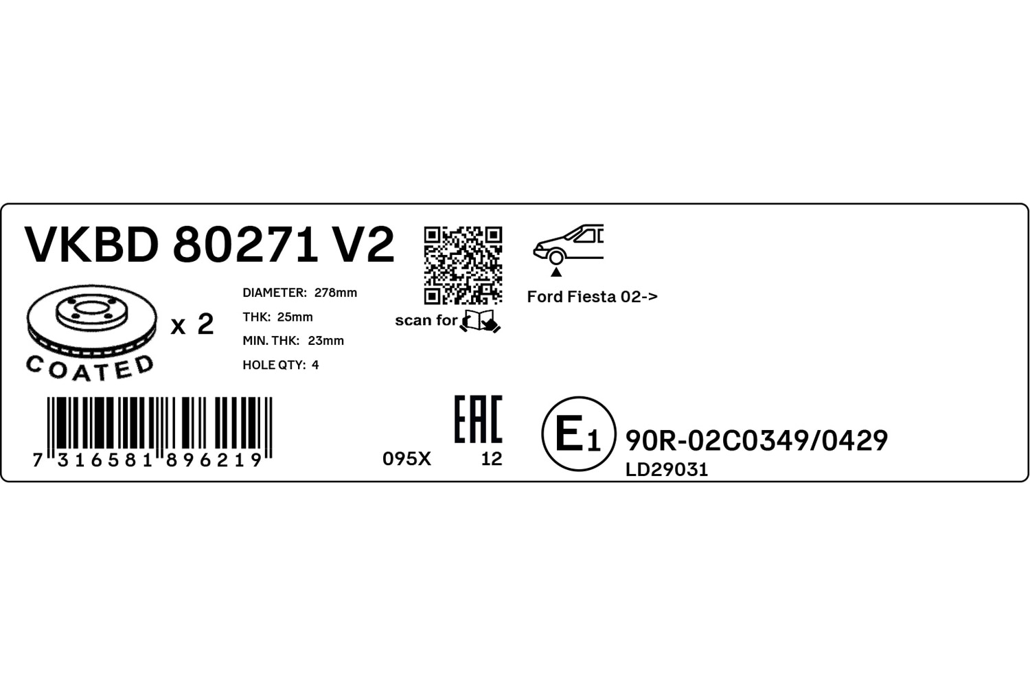 SKF Automotive | Precise parts available globally-VKBD80271V2