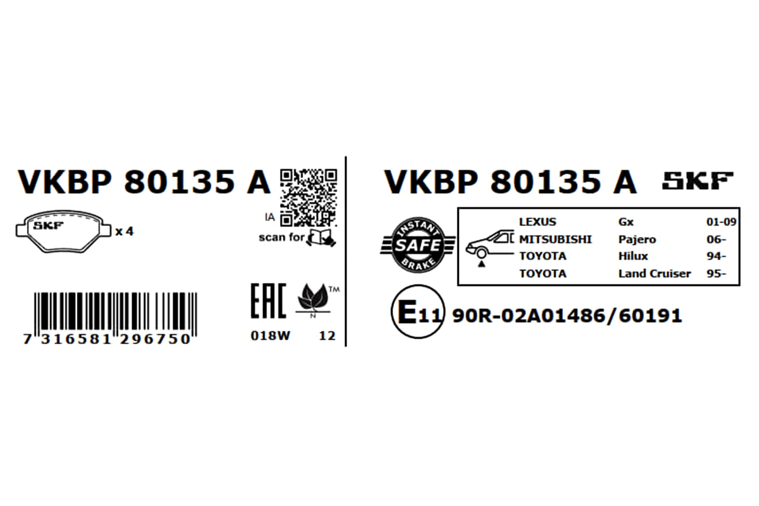 SKF Automotive | Precise parts available globally-VKBP80135A