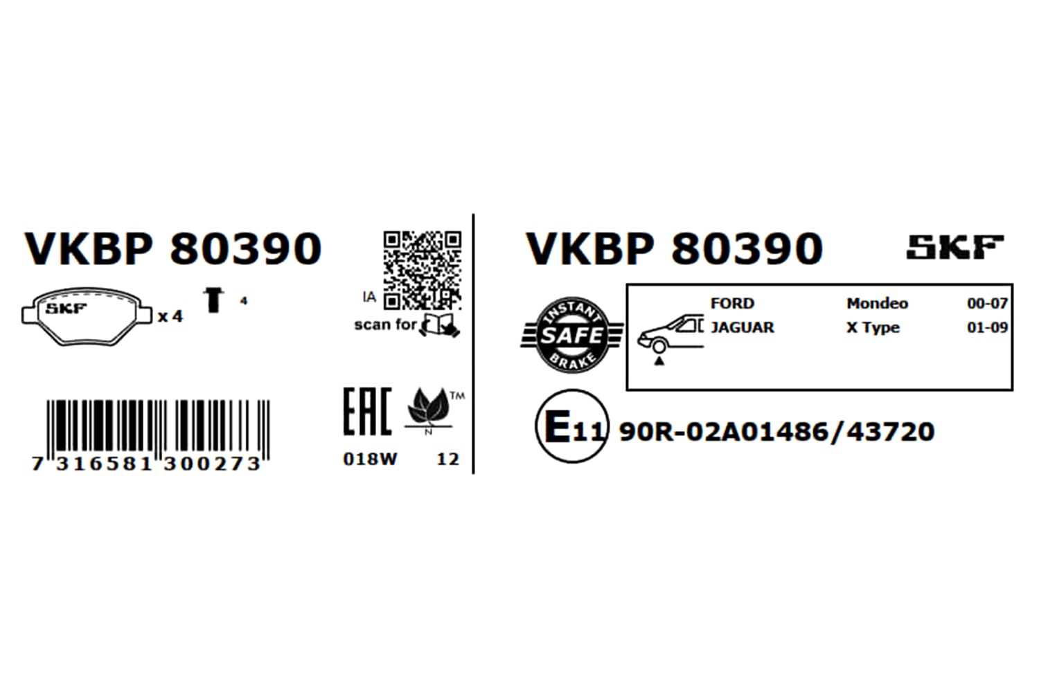 SKF Automotive | Precise parts available globally-VKBP80390