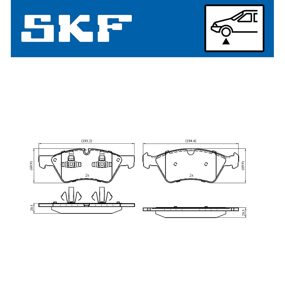 SKF Automotive | Precise parts available globally-VKBP80402