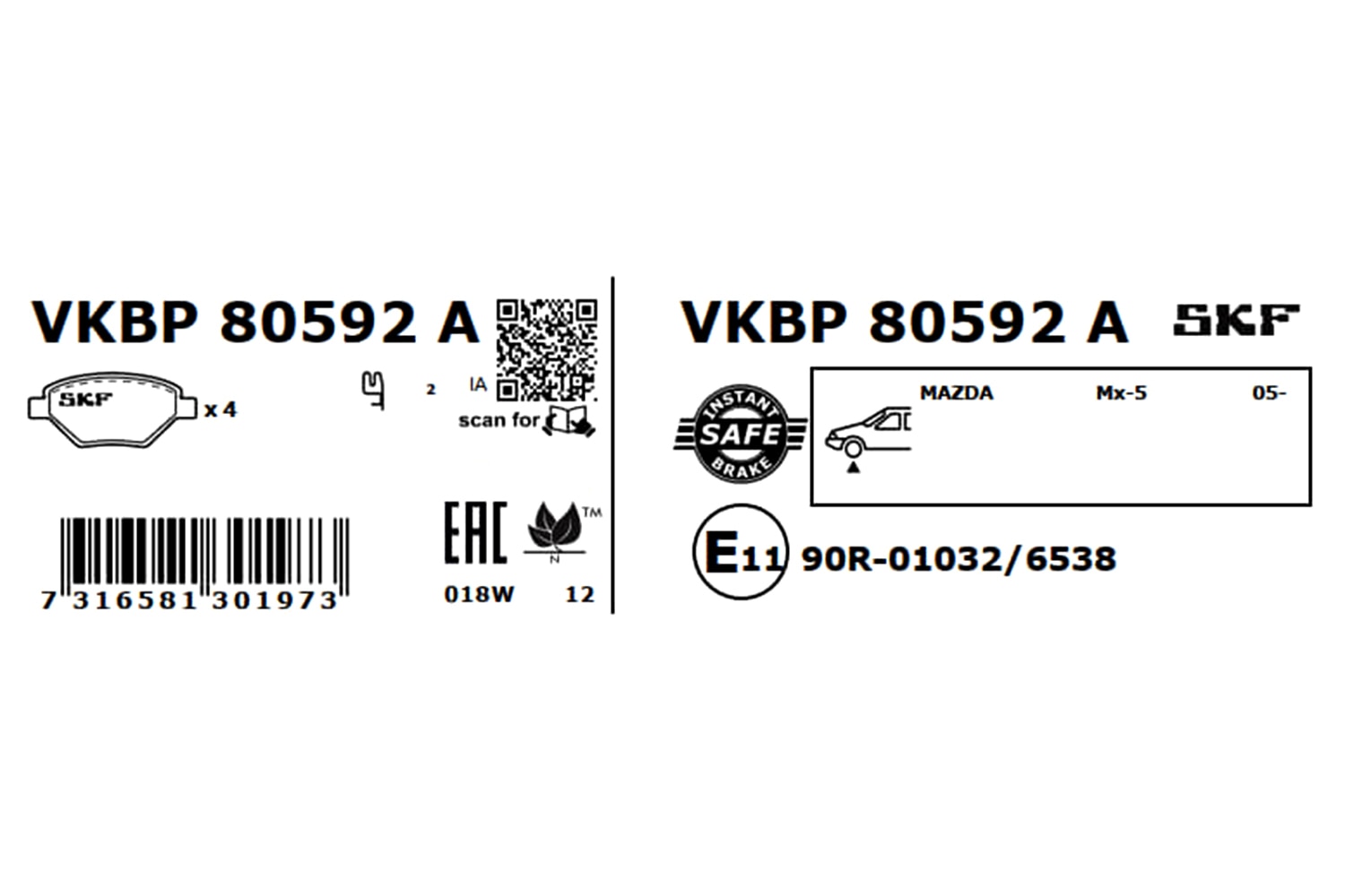 SKF Automotive | Precise parts available globally-VKBP80592A