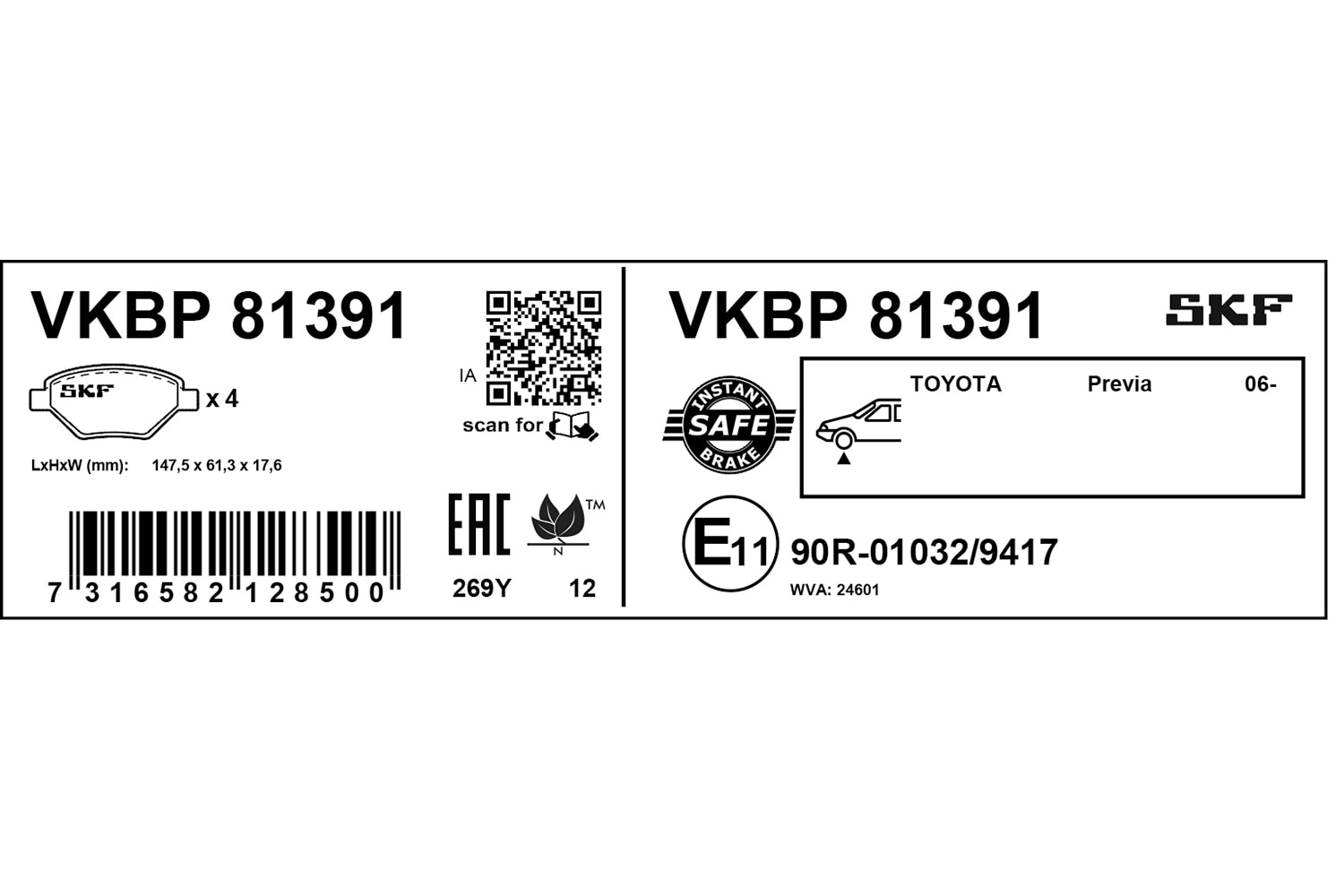 SKF Automotive | Precise parts available globally-VKBP81391