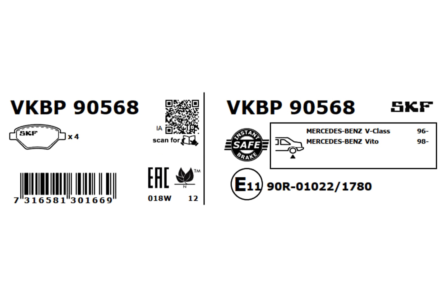 SKF Automotive | Precise parts available globally-VKBP90568