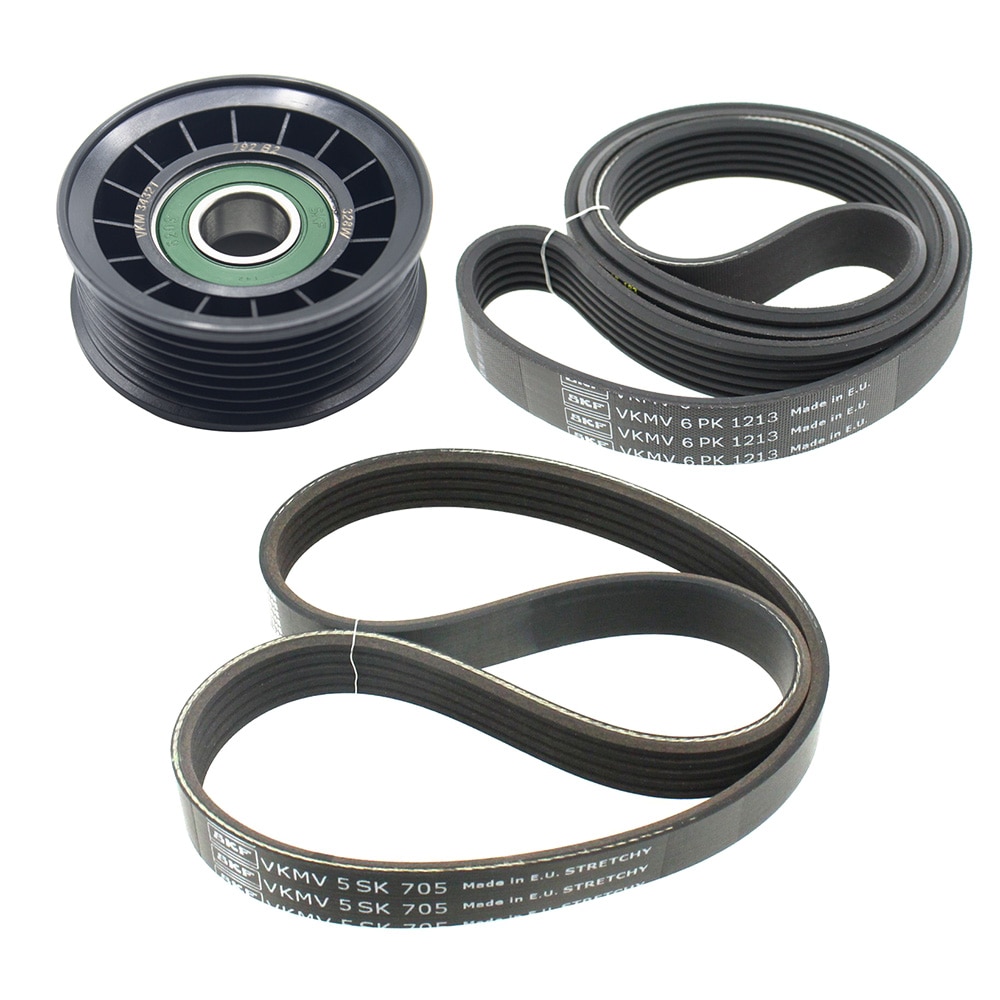 SKF Kit Cinghie Poly-V VKMA64012 – Compatibile Con Mazda 3, 5, 6 – Qualità Premium, Ricambio Auto, Codici OE: RF5D15940A, RF7J15980, RF7L15909, RF8D15980 - 3